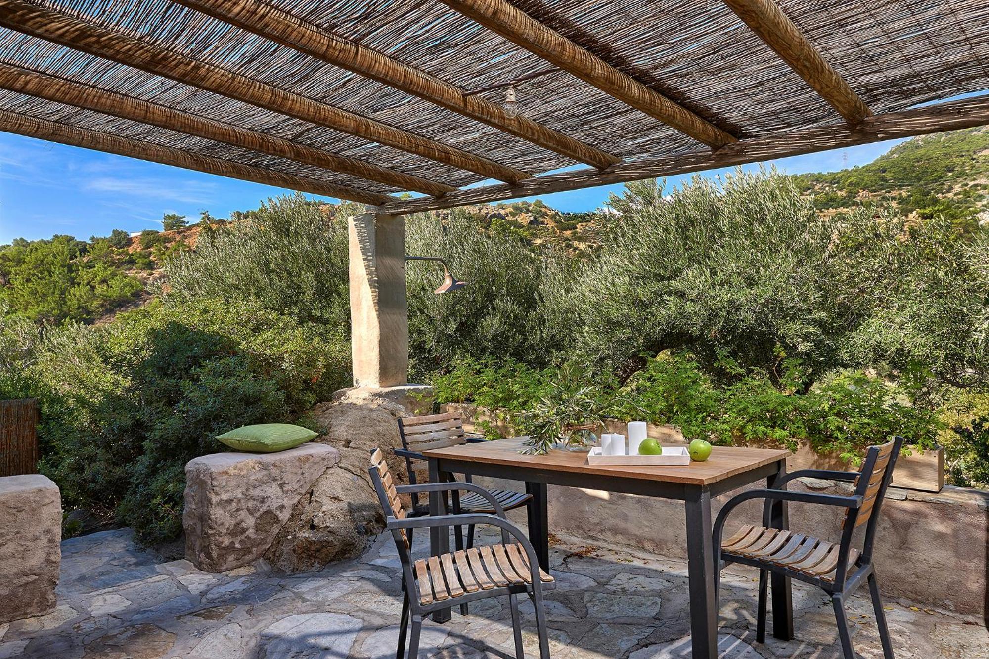 White River Cottages - Rustic Minimalist Holiday Houses Makrýgialos Buitenkant foto